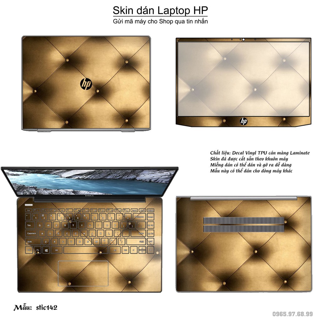 Skin dán Laptop HP in hình Hoa văn sticker _nhiều mẫu 23 (inbox mã máy cho Shop)