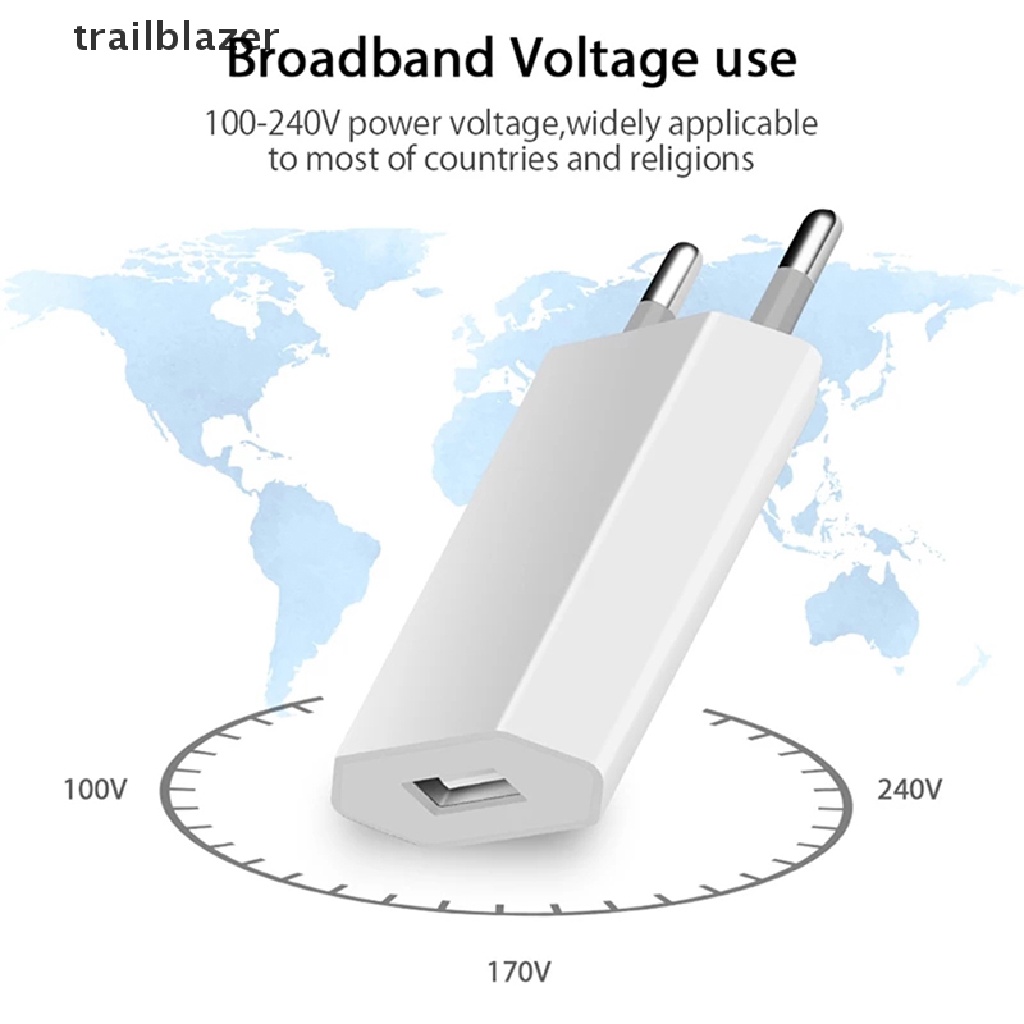 Phích Cắm Sạc USB AC Phích Cắm EU Cho Điện Thoại