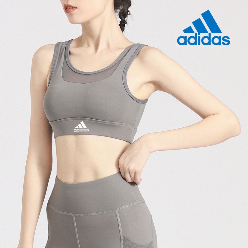 Adidas Set Đồ TậP GồM Bra + QuầN Legging + ÁO Thun Thể Thao / TậP Gym / Yoga Adidas