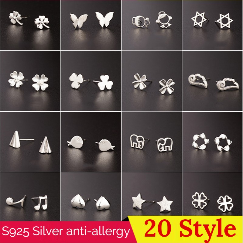 Bông Tai Nữ Thiết Kế Đơn Giản Không Dị Ứng A754