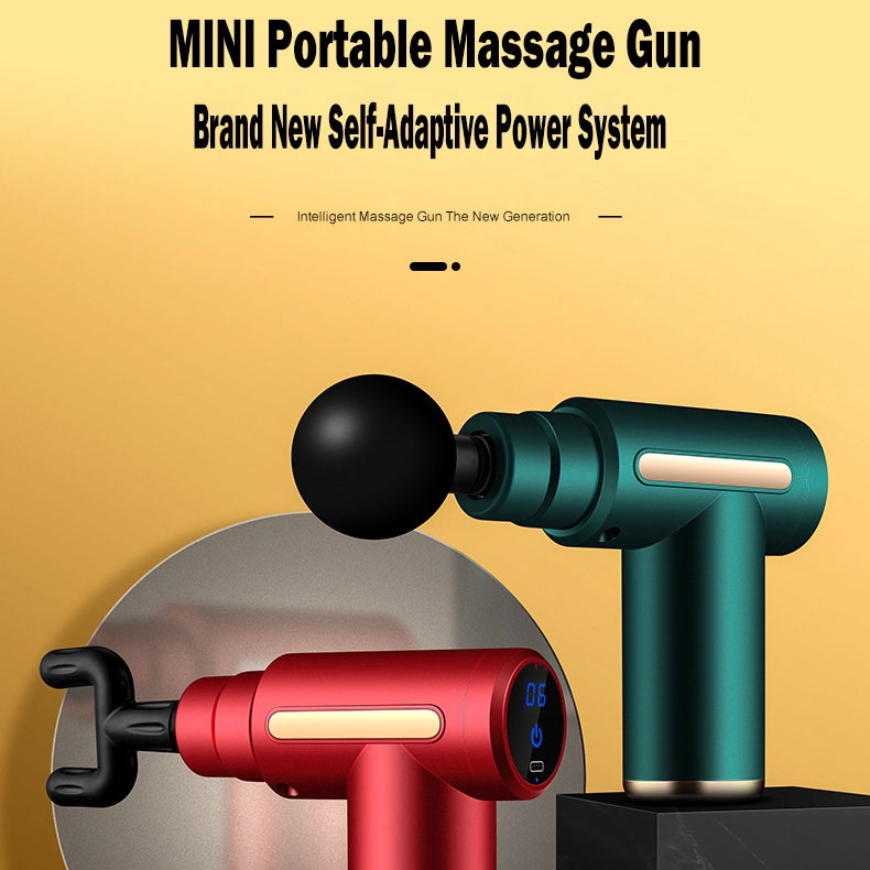Máy mát xa cơ JINKAIRUI có màn hình LCD mini nhỏ gọn tiện lợi