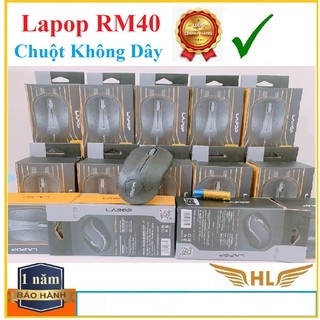 Chuột Không Dây Sịn Lapop RM40 - BH 12 Tháng