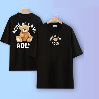 Áo thun nam nữ form rộng gấu vàng