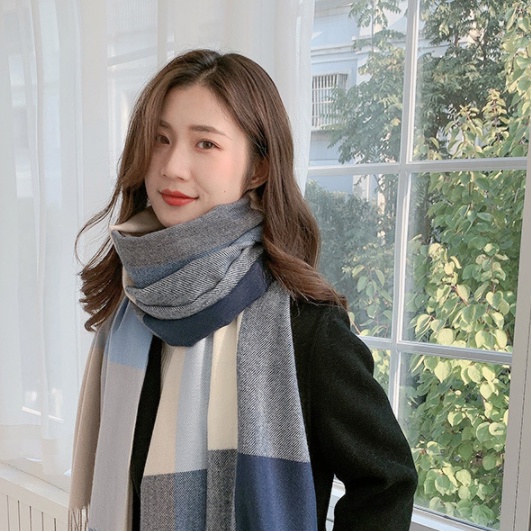[Giá cực sốc] Khăn quàng cổ phong cách Vintage Hàn Quốc 10003M02 - Shop28Decor.com