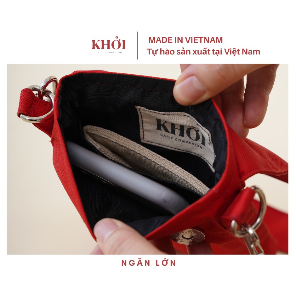 Combo Túi Vải JOYFUL TOTE và Túi Đeo Chéo PHONE BAG 2022 Canvas Đẹp, Tiện Ích Dùng Hàng Ngày, Đi Làm, Đi Học