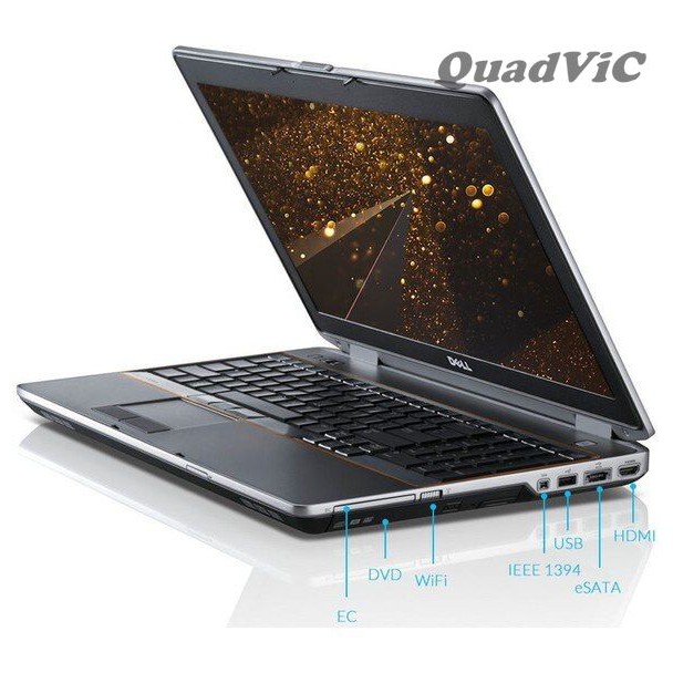 Máy tính xách tay Laptop Dell Latitude E6520  15.6"  Chip Core i5 Ổ cứng 8GB Ram 128 GB SSD 320 GB HDD