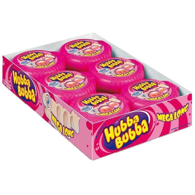Kẹo gum cuộn siêu dài Hubba Bubba (180cm - 56gr)