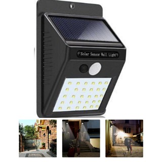 Đèn LED Cảm Biến Sân Vườn Năng Lượng Mặt Trời
