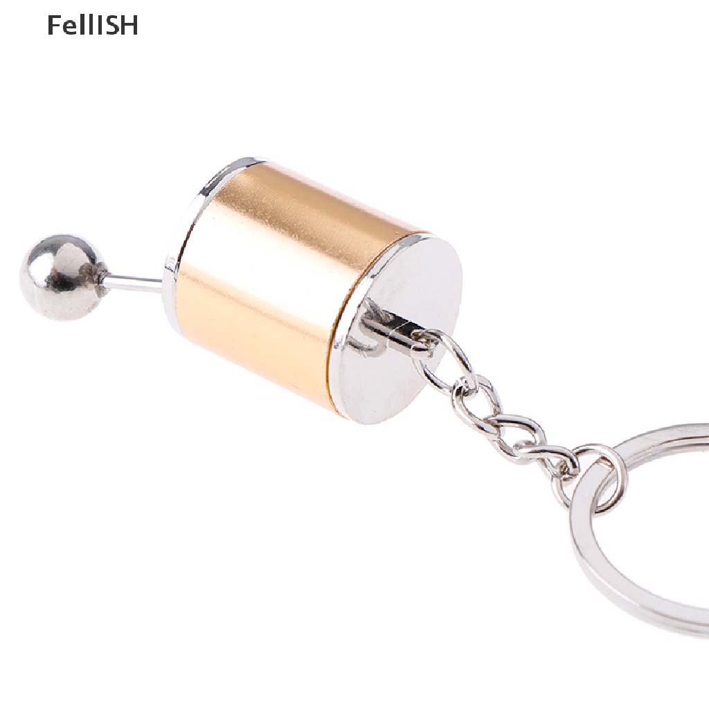 1Pc Car Keychain Gear Knob Free Shift Gear Box Metal Gear Stick Keychain COD