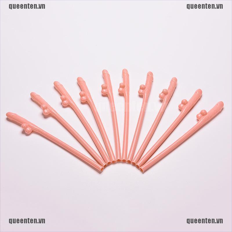Bộ 10 Ống Hút Màu Nude Cho Bữa Tiệc