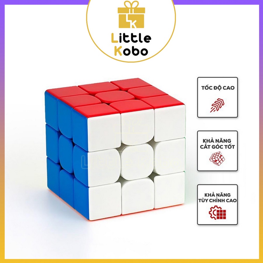 Rubik 3x3 Moyu Meilong 3 MFJS Rubic 3 Tầng Stickerless