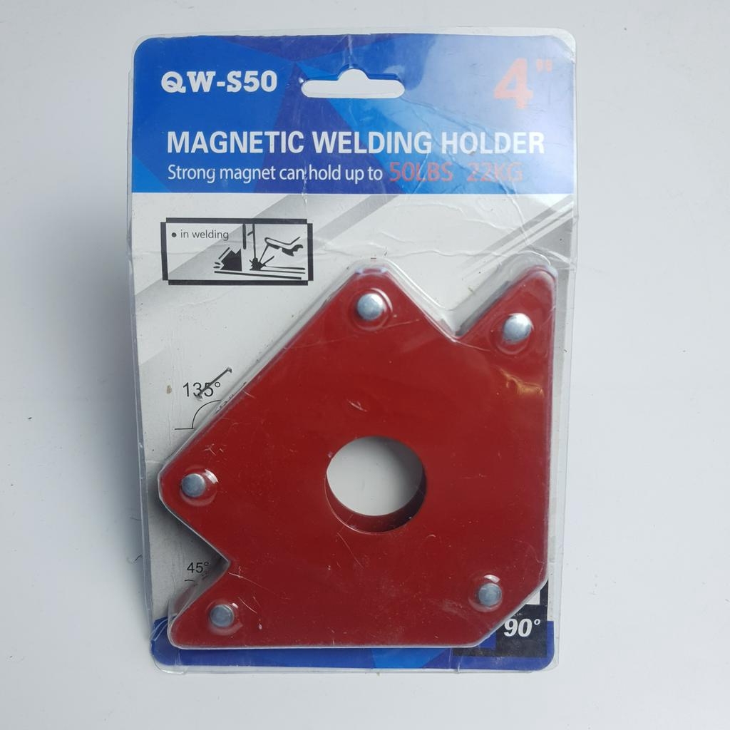 Ke Góc Nam Châm Siêu Mạnh QW-S50/70, Nam Châm Ke Góc Vuông Hàn Sắt Thông Minh Chính Hãng 22kg 33kg / 4-5 inch