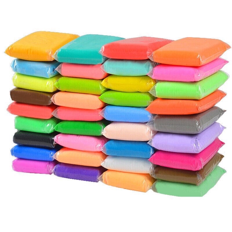 Bịch 12 màu Đất Nặn Tự Khô Siêu Nhẹ cho bé