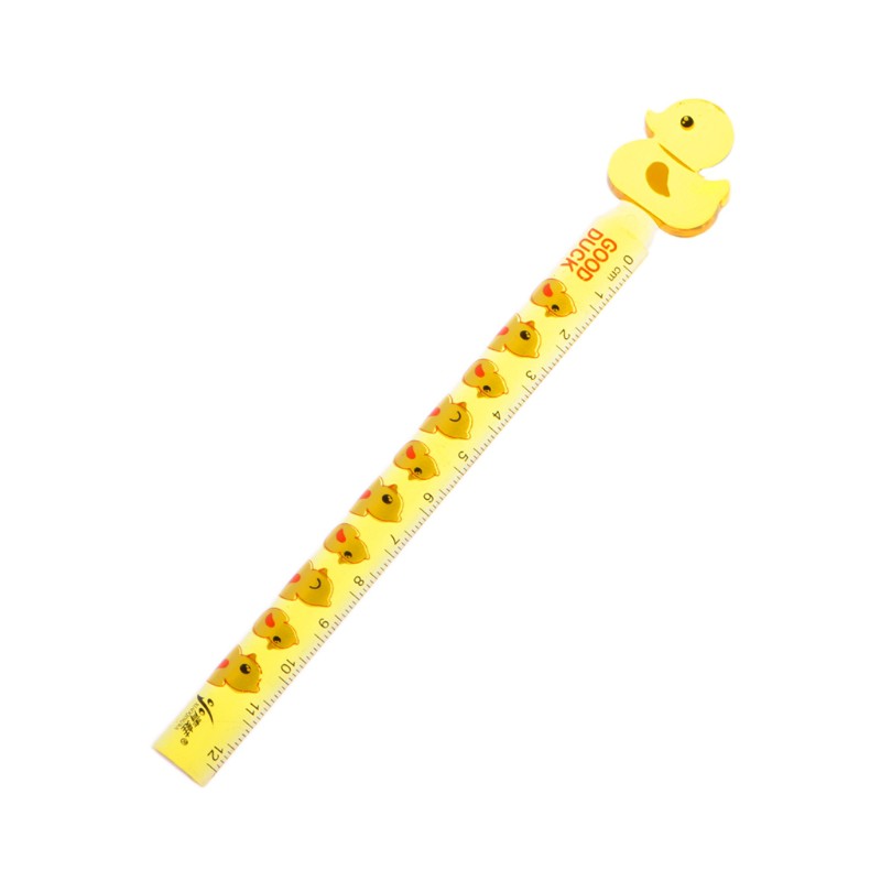 Thước Nhựa Đo Chiều Cao Hình Vịt Dễ Thương