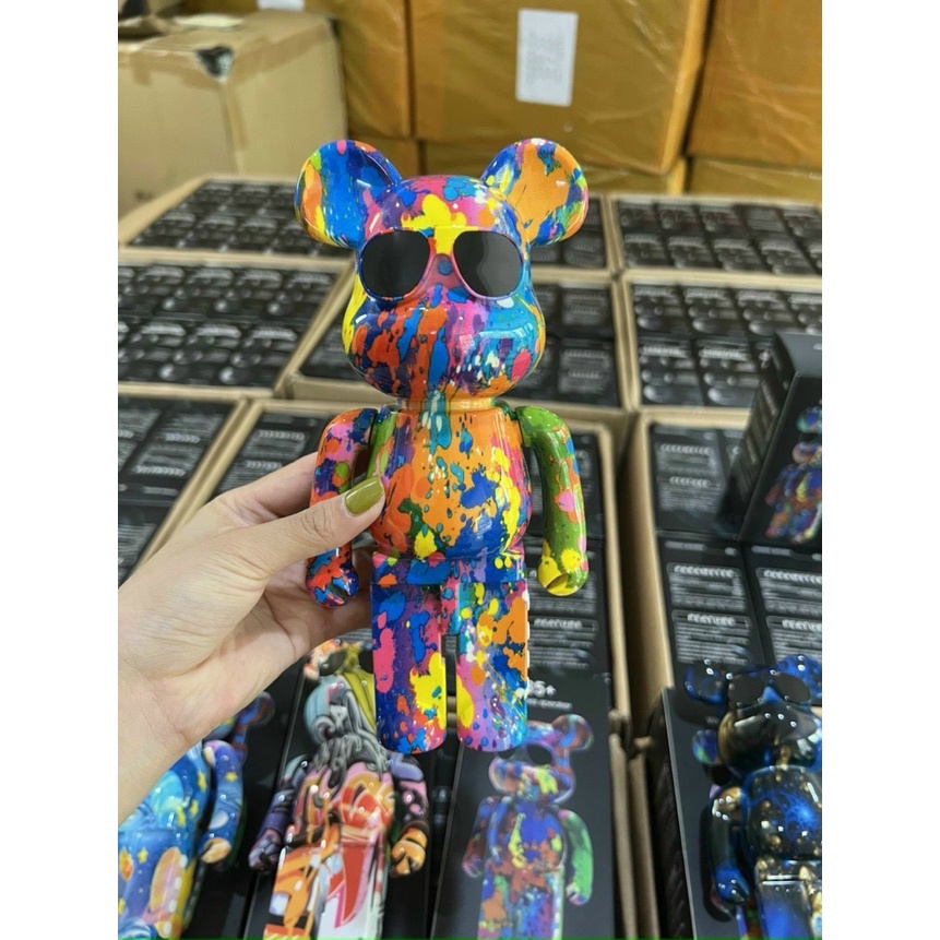 Loa Gấu Bluetooth Bearbrick B5+ Cầm Tay Nghe Nhạc Cực Hay