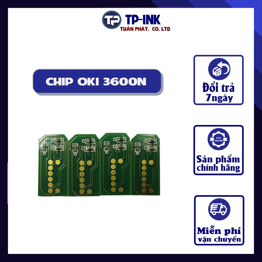 chip mực Oki 3600N màu đỏ dùng cho máy Oki 3600N