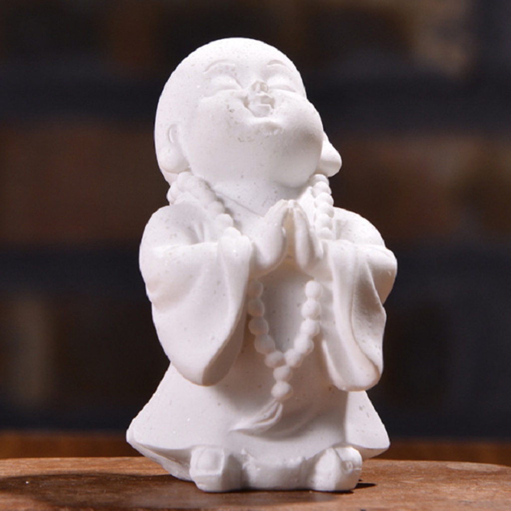Buddha Statue Spiritual Ceramic Classic Inches Crafts for Office Garden