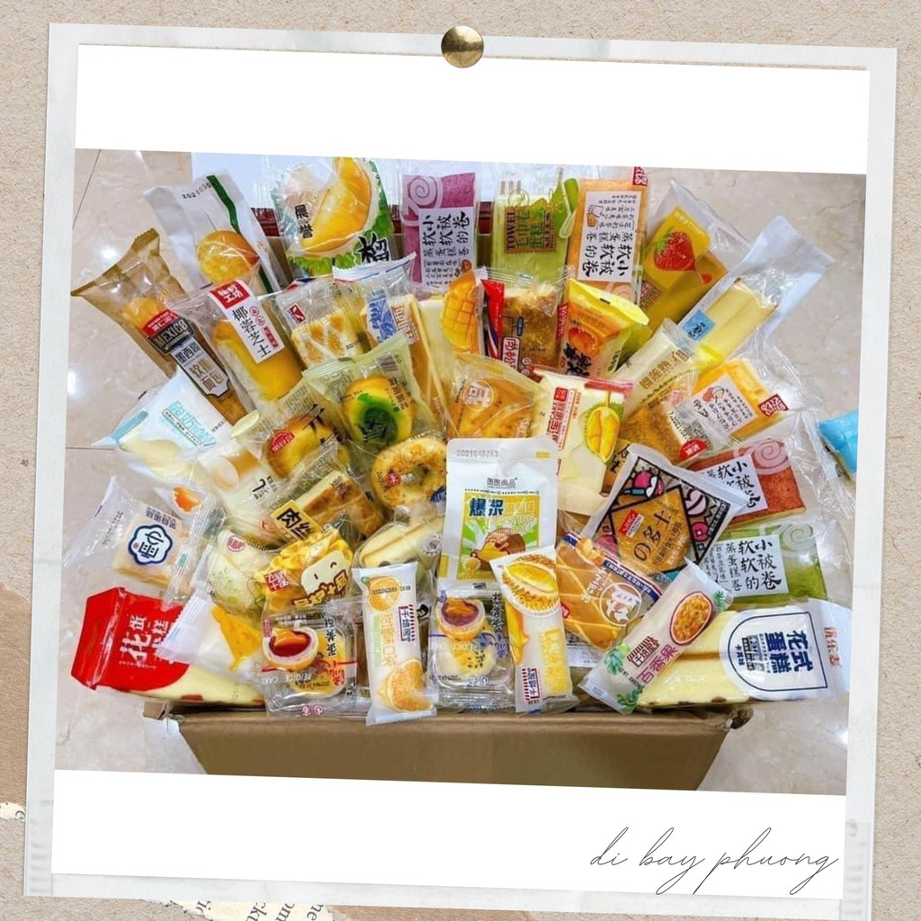1kg Bánh Đài Loan Tự Mix Không Trùng Vị, Bánh Rất Ngon