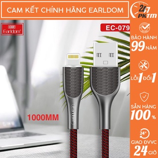 🛑Chính hãng Earldom🛑 Cáp sạc dù CHÍNH HÃNG EARLDOM EC-079 dài 1m | Phụ Kiện Thông Minh 247 VN