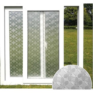 DECAL 5M dán kính mờ ( KHỔ 45CM ) có sẵn keo - BÔNG 6 CÁNH TKK031