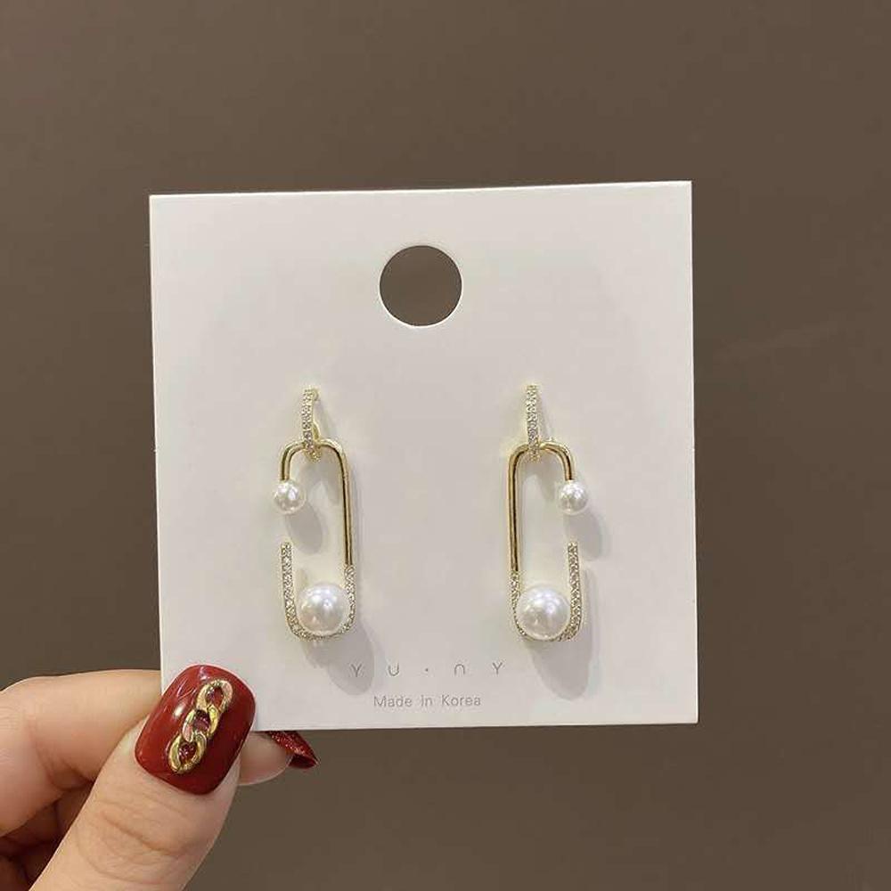 Bông Tai Dáng Dài Thiết Kế Tinh Tế Thời Trang Mùa Thu Cho Nữ|Khuyên Tai Hình Học