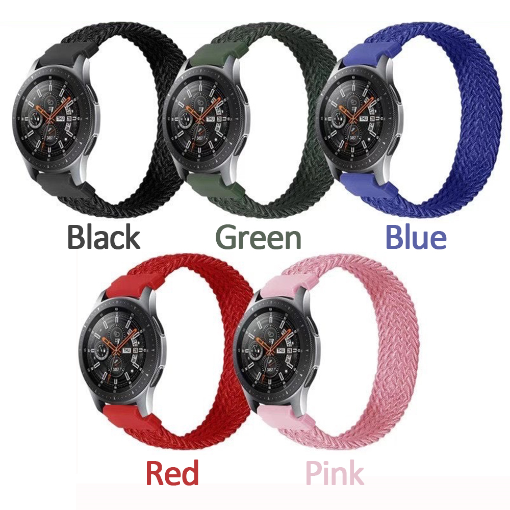 CHINK Smart Watch Solo Loop Bracelet Nylon Band Strap Universal Elastic 20mm/22mm Soft Braided