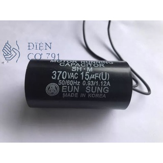 Tụ 15uf 370v dùng cho động cơ máy bơm hàng tốt siêu bền