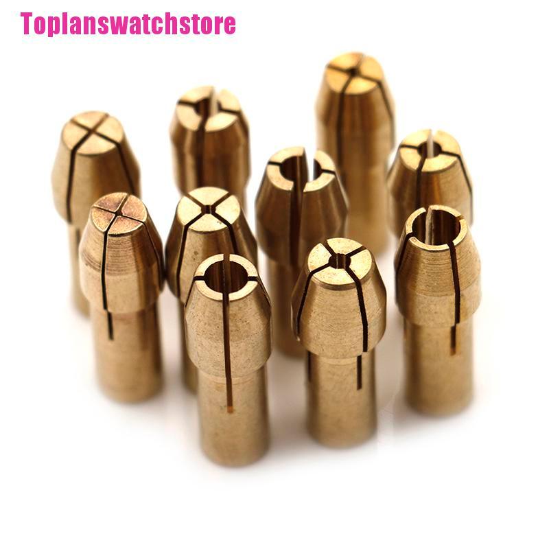 Set 10 Mũi Khoan Bằng Đồng 0.5-3.2mm 4.8mm Chuyên Dụng bits