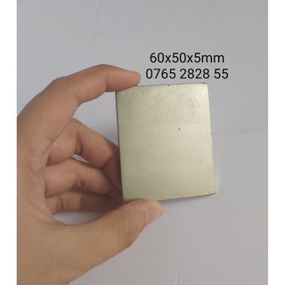 Nam châm viên lực mạnh 60x50x6mm - 170k/viên