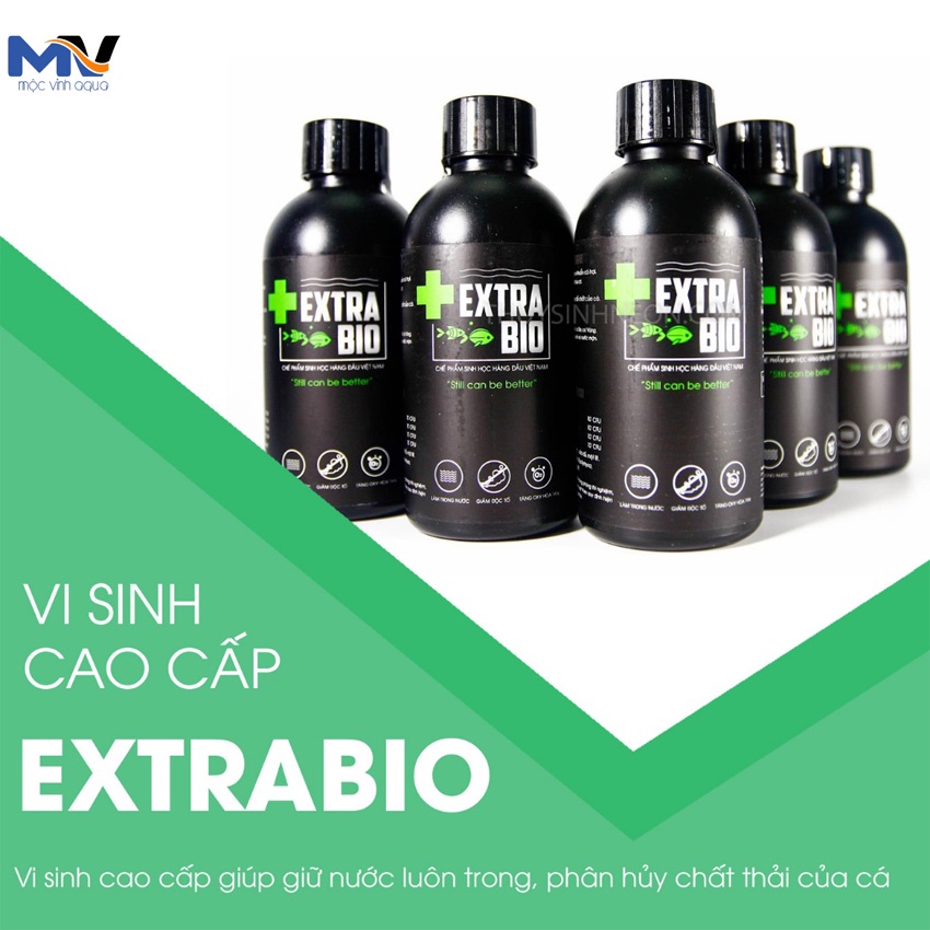 Vi sinh hồ cá Extra Bio dung tích 125ml /250ml/500ml/1000ml