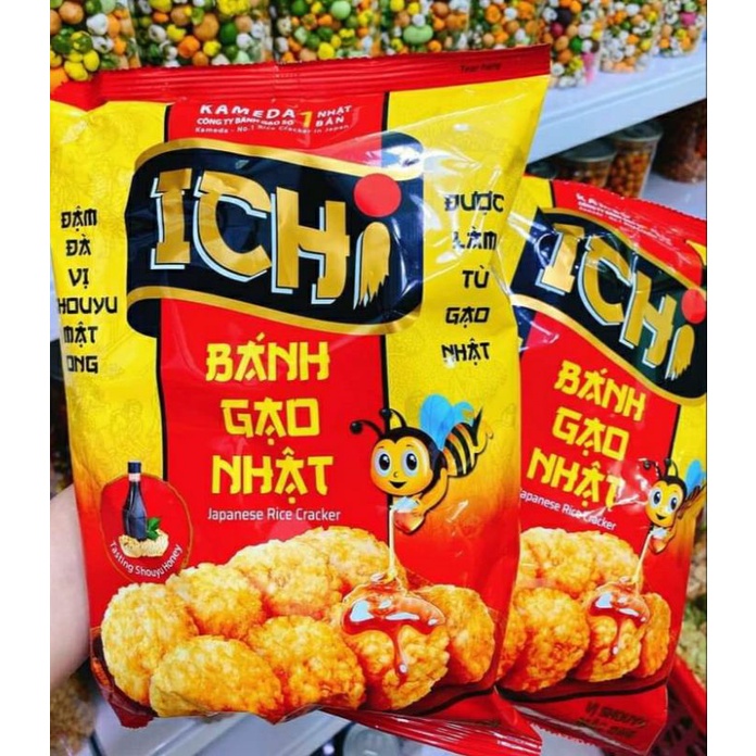 Bánh gạo Ichi nhật vị mật ong túi 100g