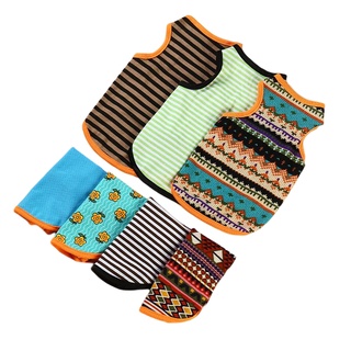Áo thun cotton kẻ sọc cho thú cưng