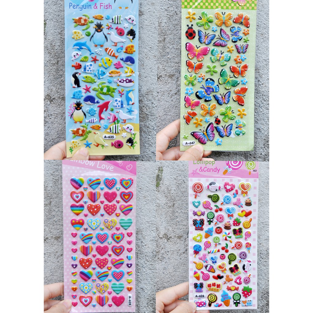 Sticker trang trí (15 mẫu)