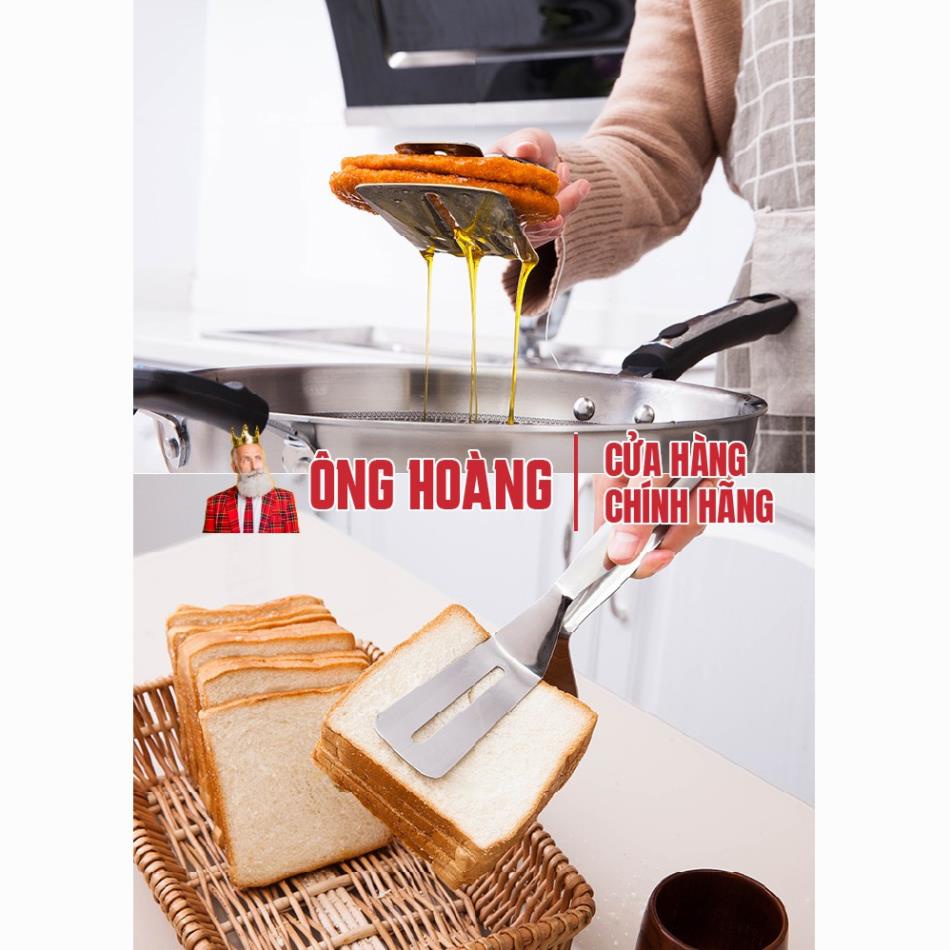 [ HÀNG ĐẸP LOẠI 1] Kẹp gắp inox 304, xẻng gắp nóng thức ăn tiện dụng cho căn bếp-nhà cửa đời sống