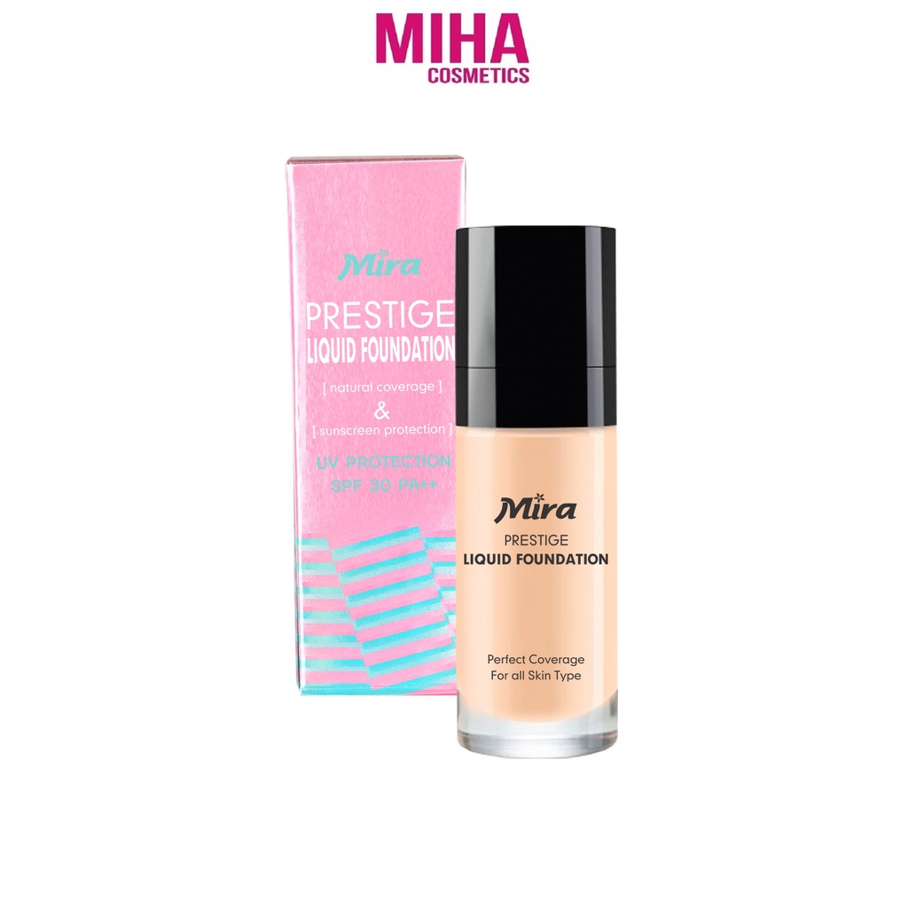 Kem Nền Chống Nắng Mira Liquid Foundation SPF30 35ml