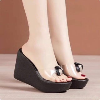 Dép xuồng quai trong nơ sọc