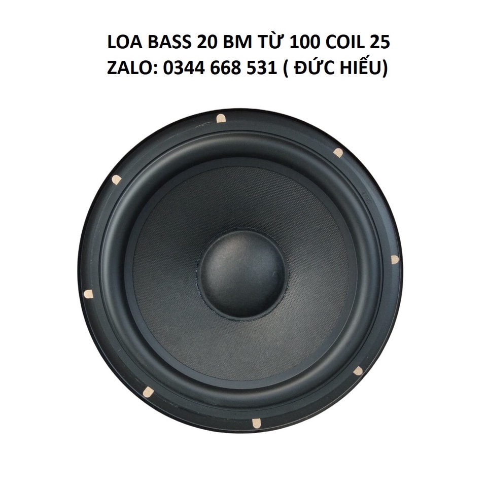 1 CỦ LOA BASS 20 BM PAUDIO TỪ ĐƠN 100 COIL 25-HÀNG CHÍNH HÃNG