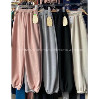 Quần Jogger tăm nhung (Ảnh thật)