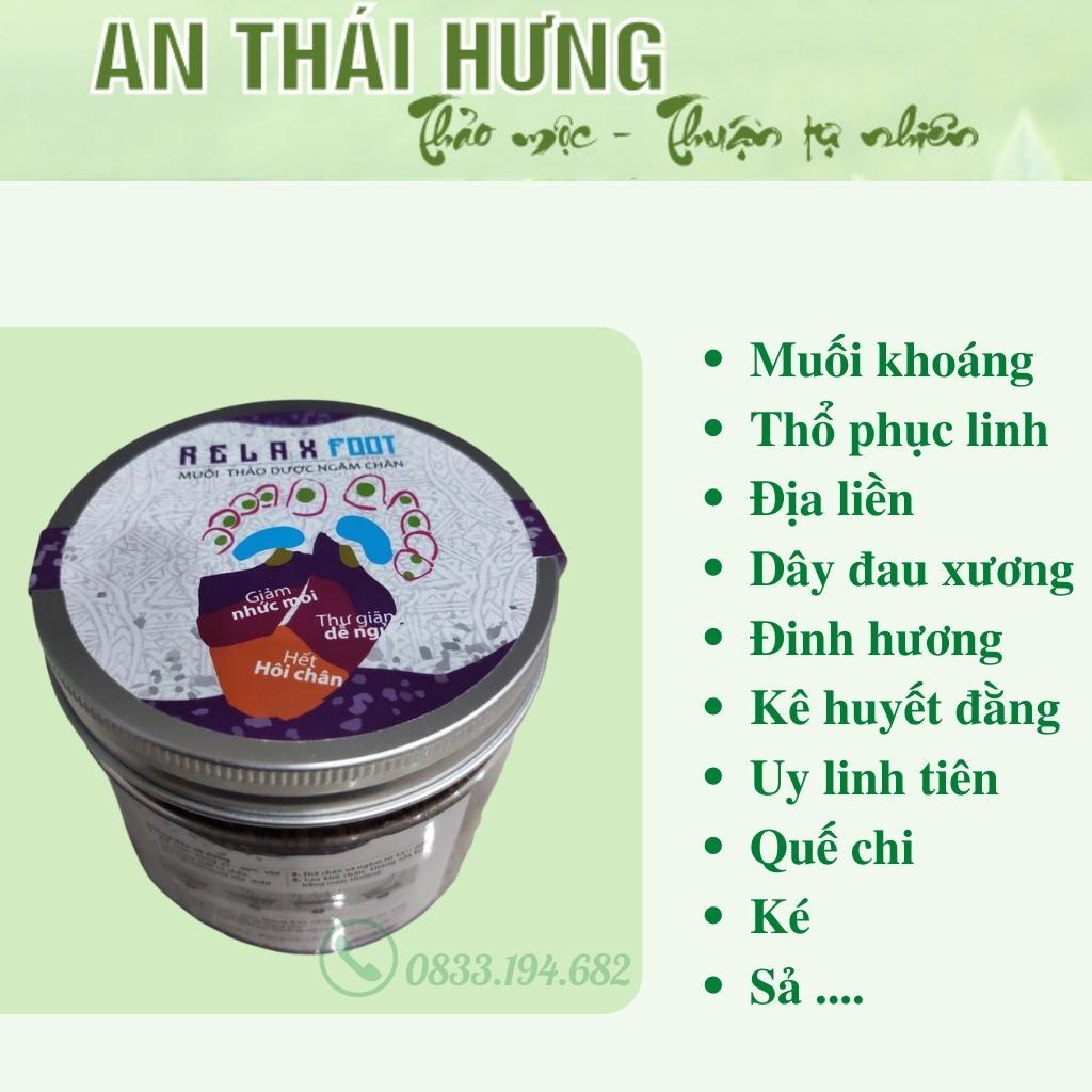 Muối Ngâm Chân Thảo Dược RELAX FOOTS - Giảm Nhức Mỏi xương khớp, Hết Hôi Chân /ad.tea