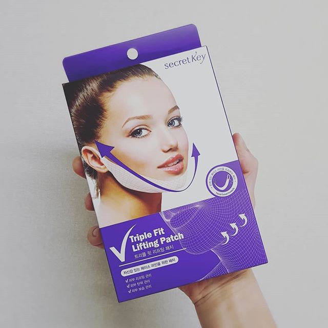 Mặt Nạ Nâng Cơ, Định Hình V-line Cho Khuôn Mặt Secret Key Triple Fit Lifting Patch 20g