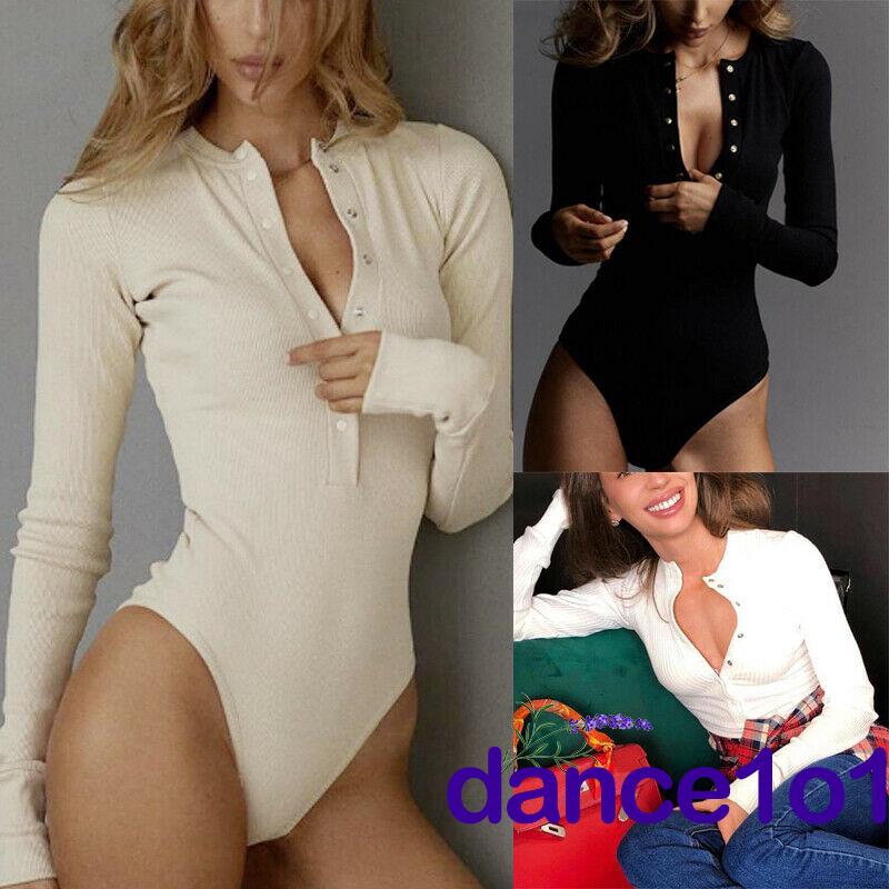 Bộ jumpsuit tay dài bó sát gợi cảm cho nữ | BigBuy360 - bigbuy360.vn