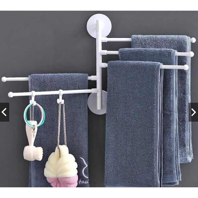 [Sang Trọng] Giá treo khăn tắm dọc có 3 thanh