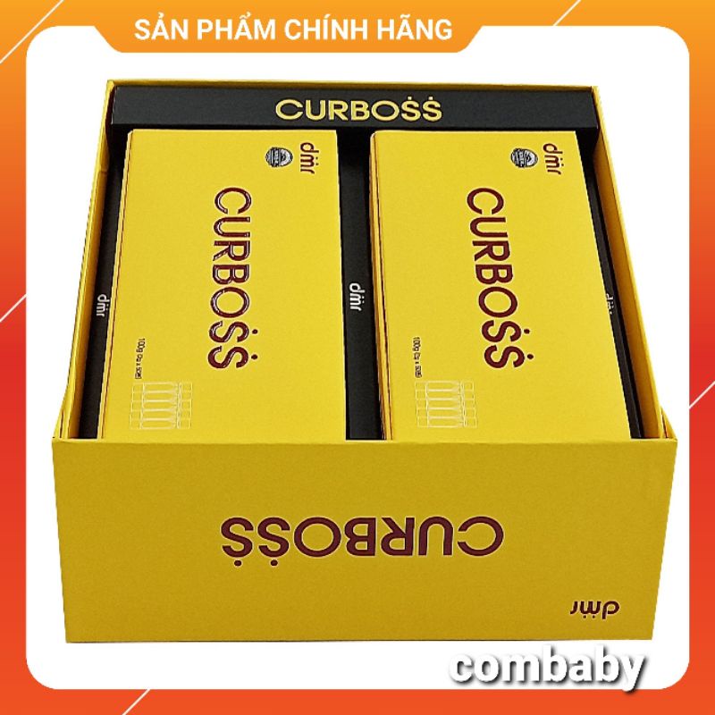 (Chính hãng-Mua 1 tặng 1 chai đựng Curboss) Tinh chất nghệ Nano CURBOSS Phiên bản mới nhất -100 tép Hàn Quốc