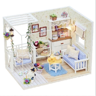 Mô Hình Nhà Gỗ DIY Nhật ký mèo con (combo khuyến mại)