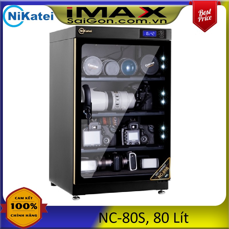 TỦ CHỐNG ẨM NIKATEI NC-80S (GOLD),80 Lít