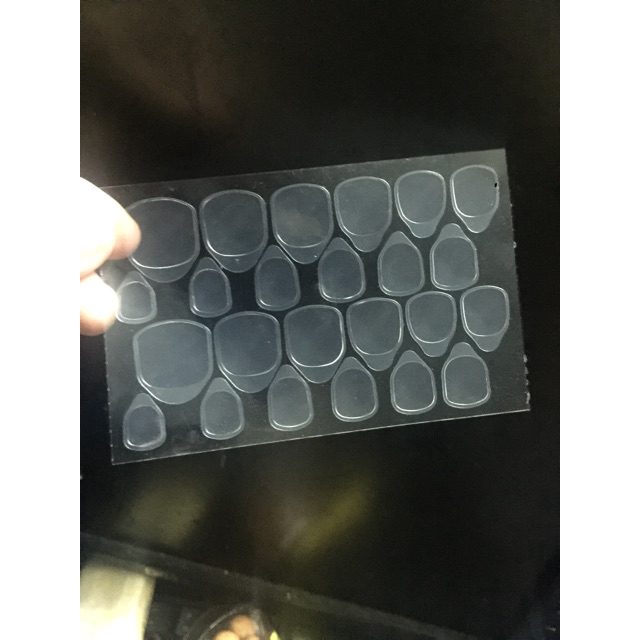 Set 24 miếng gel dán móng hai mặt chống nước thân thiện với môi trường