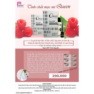 COMBO DƯỠNG DÀI MI + MASCARA + BẤM MI QUEEN