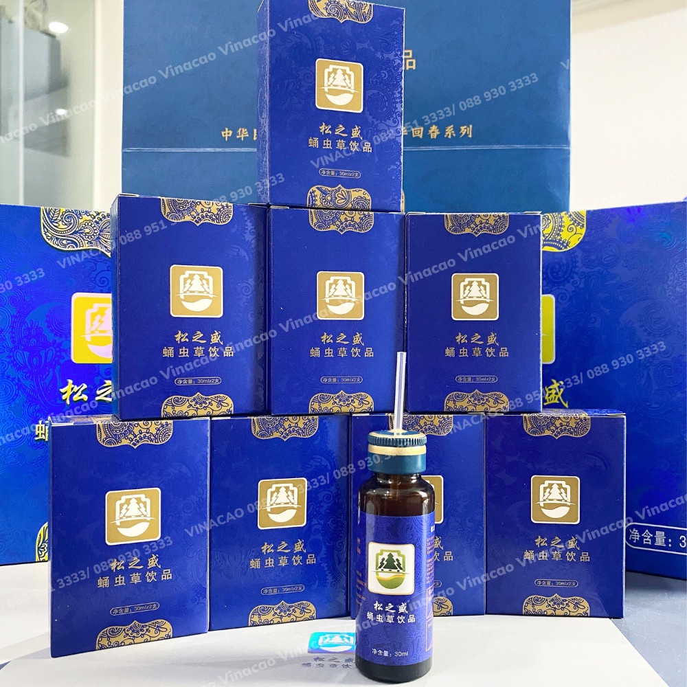 Đông trùng hạ thảo Trung Hoa cao cấp dạng nước - Bồi bổ sức khỏe, tăng sức đề kháng, bổ gan, giảm mỡ máu