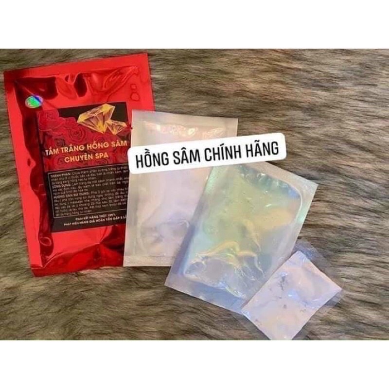 Tắm trắng hồng sâm