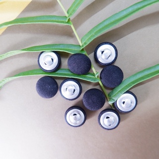 NÚT BỌC VẢI SIZE LỚN 1.7CM MÀU ĐEN V037 - tr.button